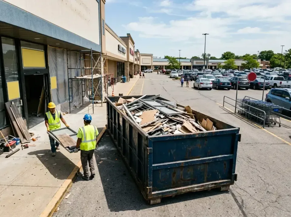 retail-store-renovation-debris-003 — frequently asked questions, Roll-off Dumpster Rentals in Siesta Key, FL